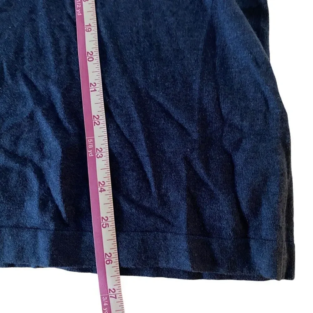 Banana Republic Blue V Neck Long Sleeve Sweater Sz L‎